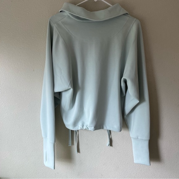 Sweaty Betty Light Blue Quarter-Zip Pullover - Picture 8 of 10